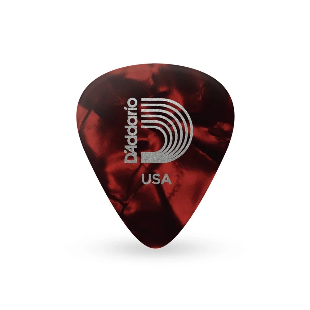 Φωτογραφία προϊόντος: Daddario D'Addario 1CRP4 Red Pearl Celluloid - Πένα Medium (.70mm)