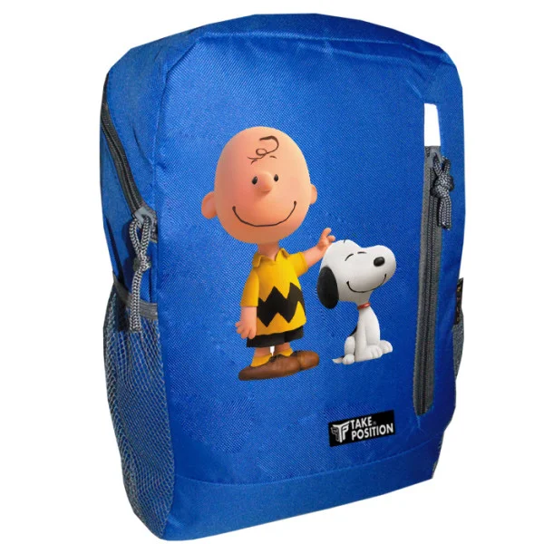 Φωτογραφία προϊόντος: Takeposition Kidy Σακίδιο νηπίων Snoopy, 1 κεντρική θέση ,Μπλε, 974-1106-10