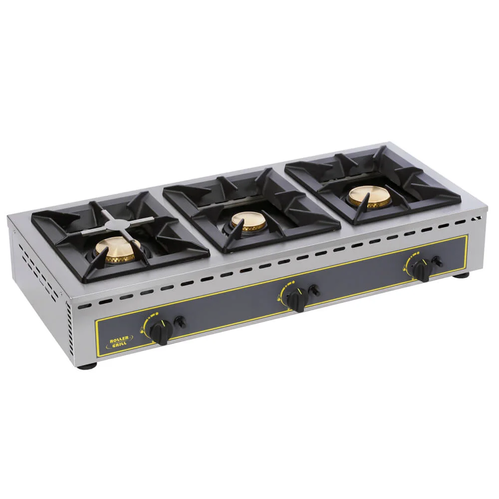 Φωτογραφία προϊόντος: Εστία αερίου τριπλή ROLLER GRILL GAR 19B
