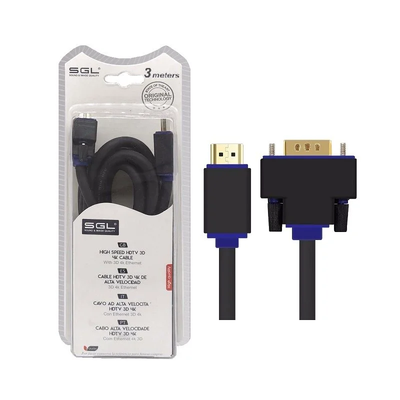 Φωτογραφία προϊόντος: SGL Καλώδιο HDMI σε VGA male - 3m - 200424