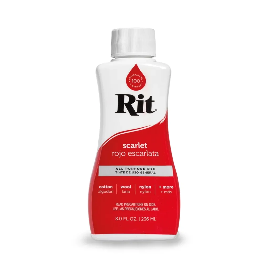 Φωτογραφία προϊόντος: RIT DYE Liquid All-Purpose Βαφή Υφασμάτων – Scarlet 236ml