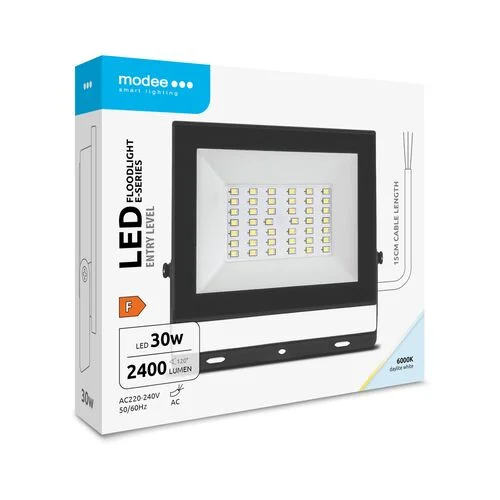 Φωτογραφία προϊόντος: Modee Lighting LED Προβολέας E-series Slim 30W 120° 6000K 2400 lm ERP