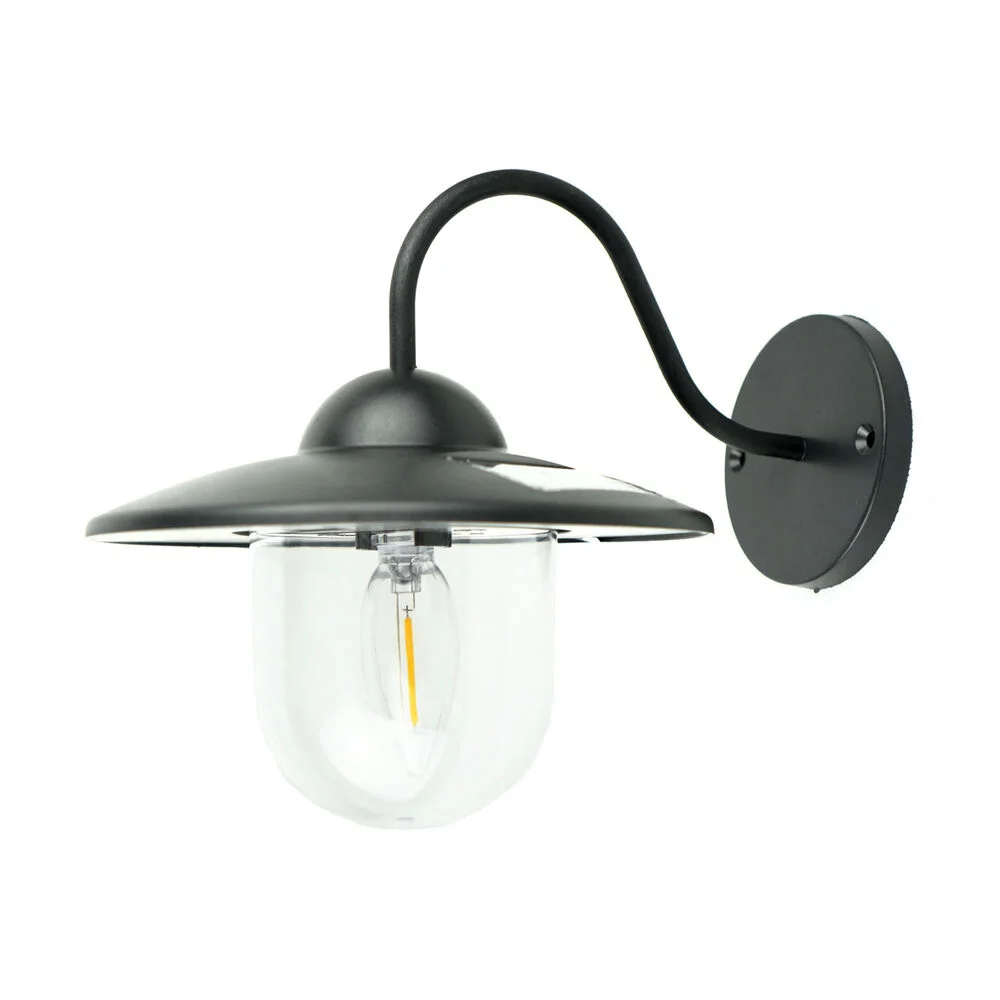 Φωτογραφία προϊόντος: Modee Lighting LED Ηλιακό Επιτοίχιο Φωτιστικό