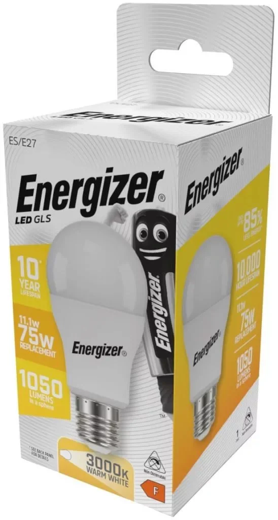 Φωτογραφία προϊόντος: Energizer BEC Κοινή Λάμπα LED 11.1W E27 1060lm 3000K Θερμό Λευκό