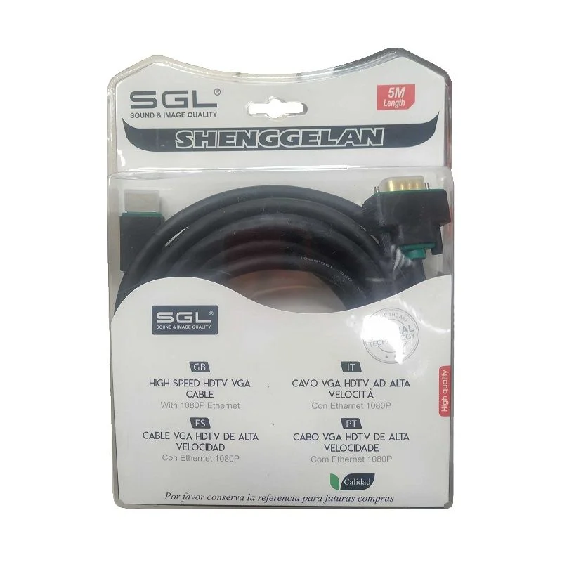 Φωτογραφία προϊόντος: SGL Καλώδιο δεδομένων HDMI σε VGA - 5m - 1592 - 200431