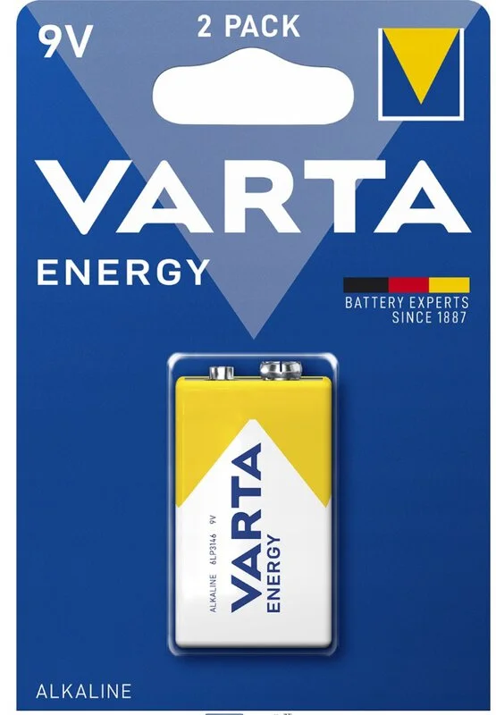 Φωτογραφία προϊόντος: Varta Energy Αλκαλική Μπαταρία 9V (1 τμχ)