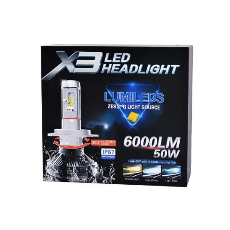 Φωτογραφία προϊόντος: Tradesor Λάμπες LED - Headlights - H3 - X3 - 239164