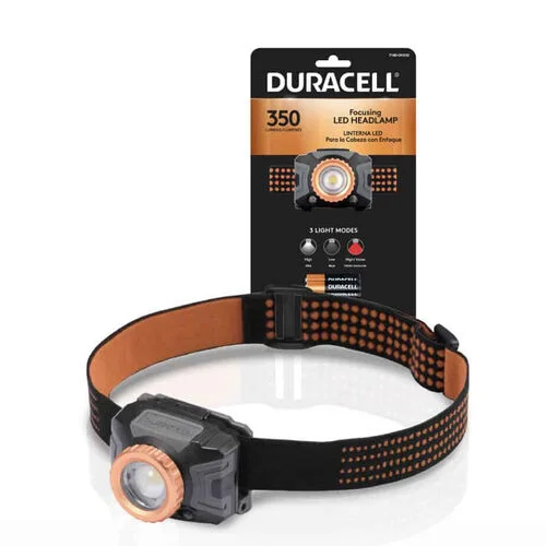 Φωτογραφία προϊόντος: Duracell Φακός Κεφαλής με Λειτουργία Εστίασης DH350SE (+3AAA) IPX4 350lm B1