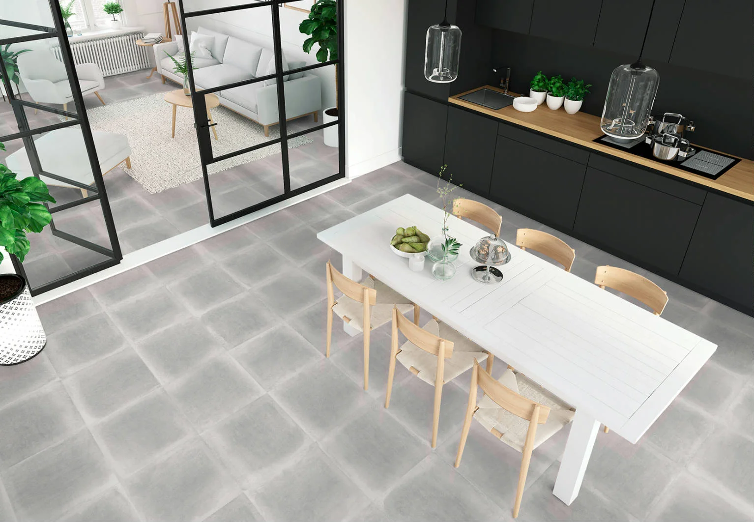 Φωτογραφία προϊόντος: KEROS CERAMICA Πλακάκι Δαπέδου KEROS OXO ACERO 60X60