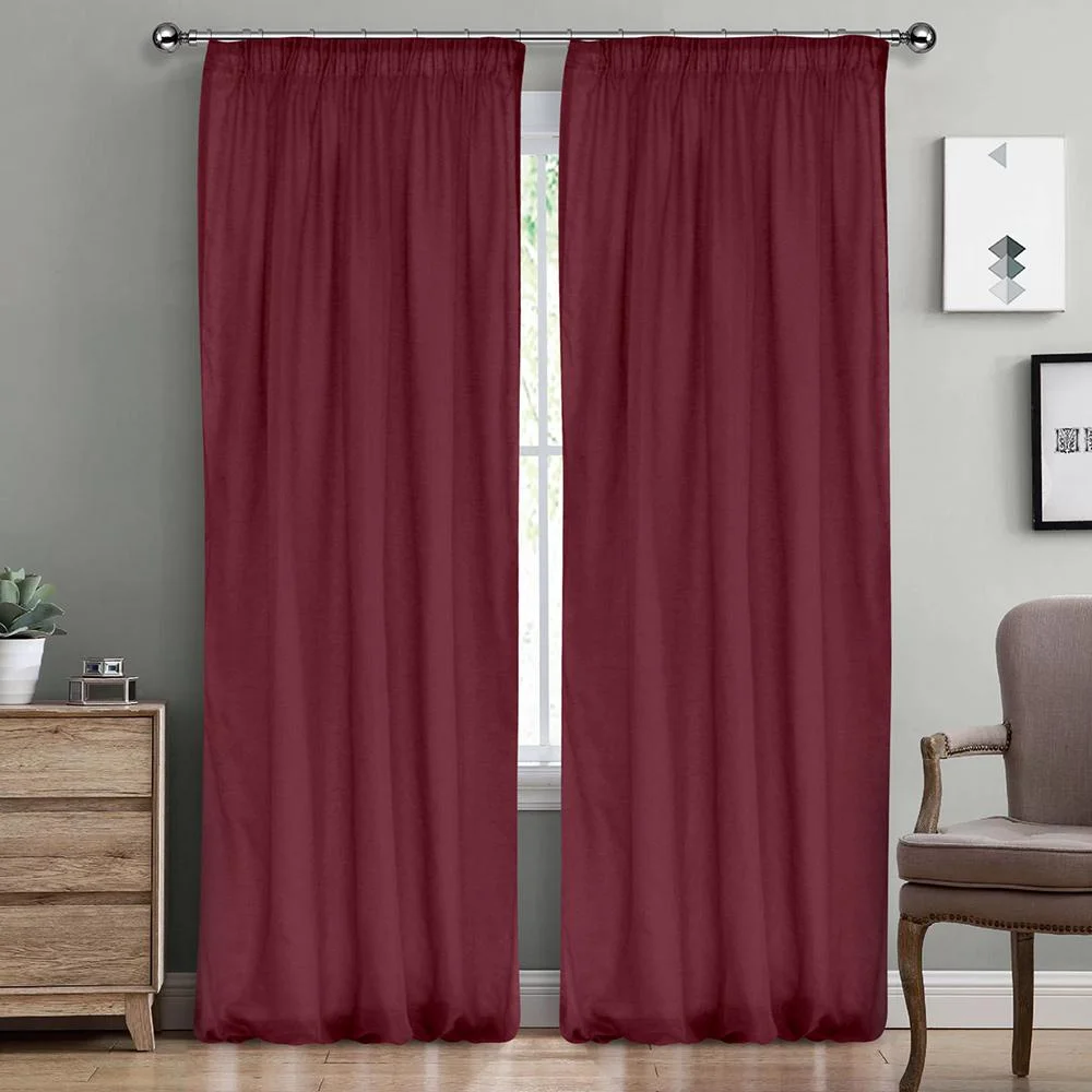 Φωτογραφία προϊόντος: LinoHome LINO ΚΟΥΡΤΙΝΑ LINE ΜΕ ΤΡΕΣΑ 402 WINE 145X295