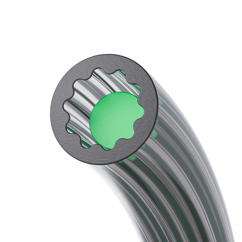 Φωτογραφία προϊόντος: Creality Star-Shaped Low-Resistance PTFE Tube 4m & Cutter - for all FDM printers