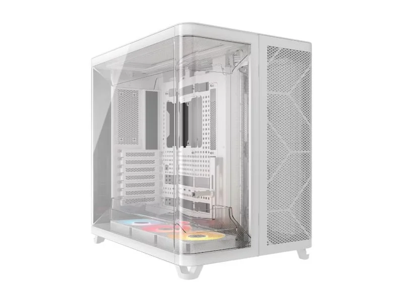 Φωτογραφία προϊόντος: Corsair 5400 Air ARGB / Mid-Tower Case / Tempered Glass / ARGB Fans / White – PN: CC-9011319-WW