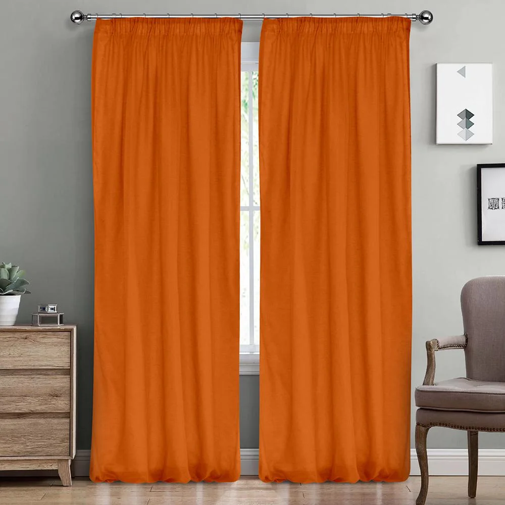 Φωτογραφία προϊόντος: LinoHome LINO ΚΟΥΡΤΙΝΑ LINE ΜΕ ΤΡΕΣΑ 503 ORANGE 300X295