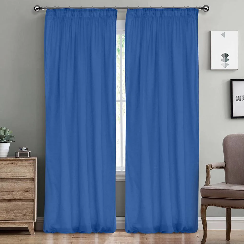 Φωτογραφία προϊόντος: LinoHome LINO ΚΟΥΡΤΙΝΑ LINE ΜΕ ΤΡΕΣΑ 604 BLUE 145X295