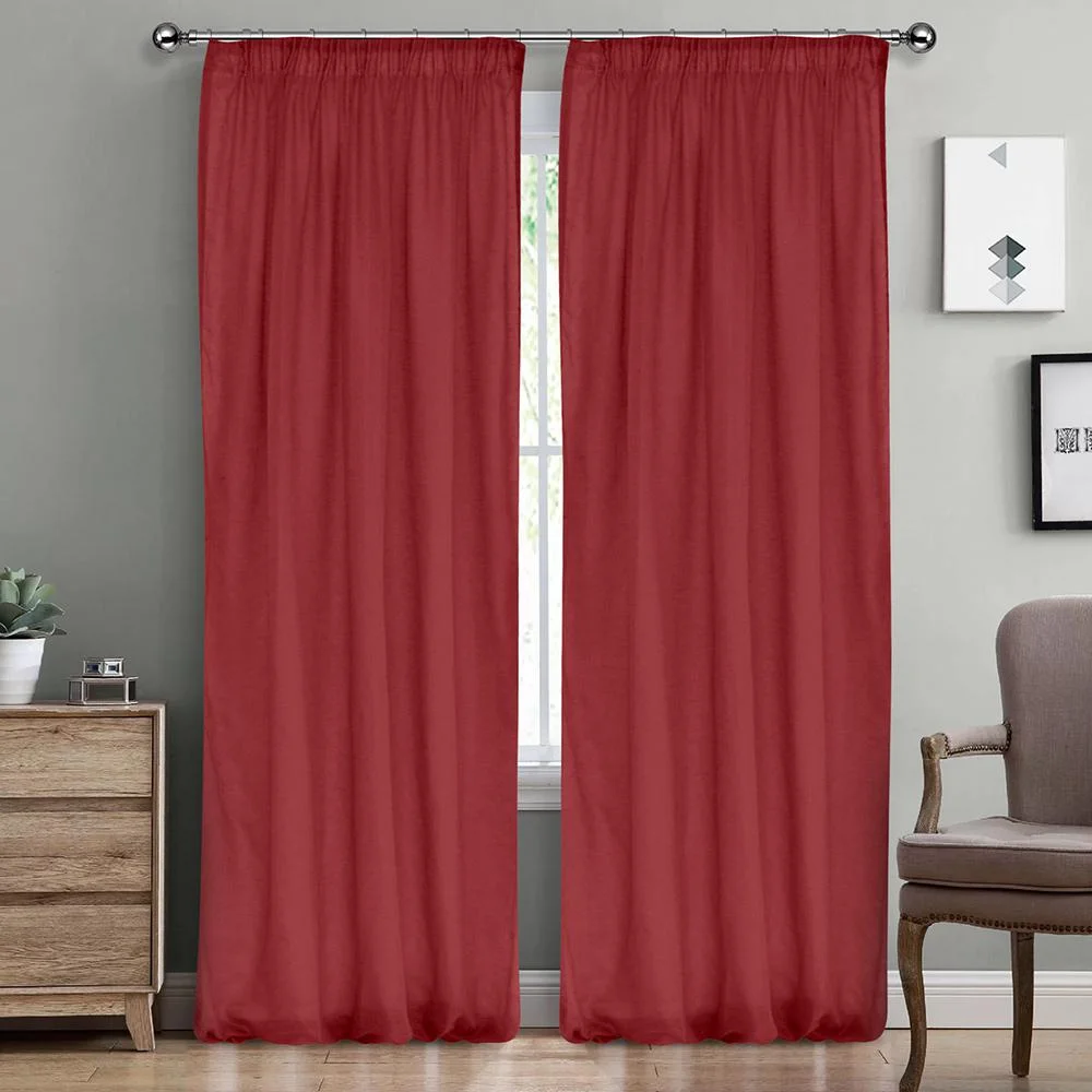 Φωτογραφία προϊόντος: LinoHome LINO ΚΟΥΡΤΙΝΑ LINE ΜΕ ΤΡΕΣΑ 401 RED 300X295