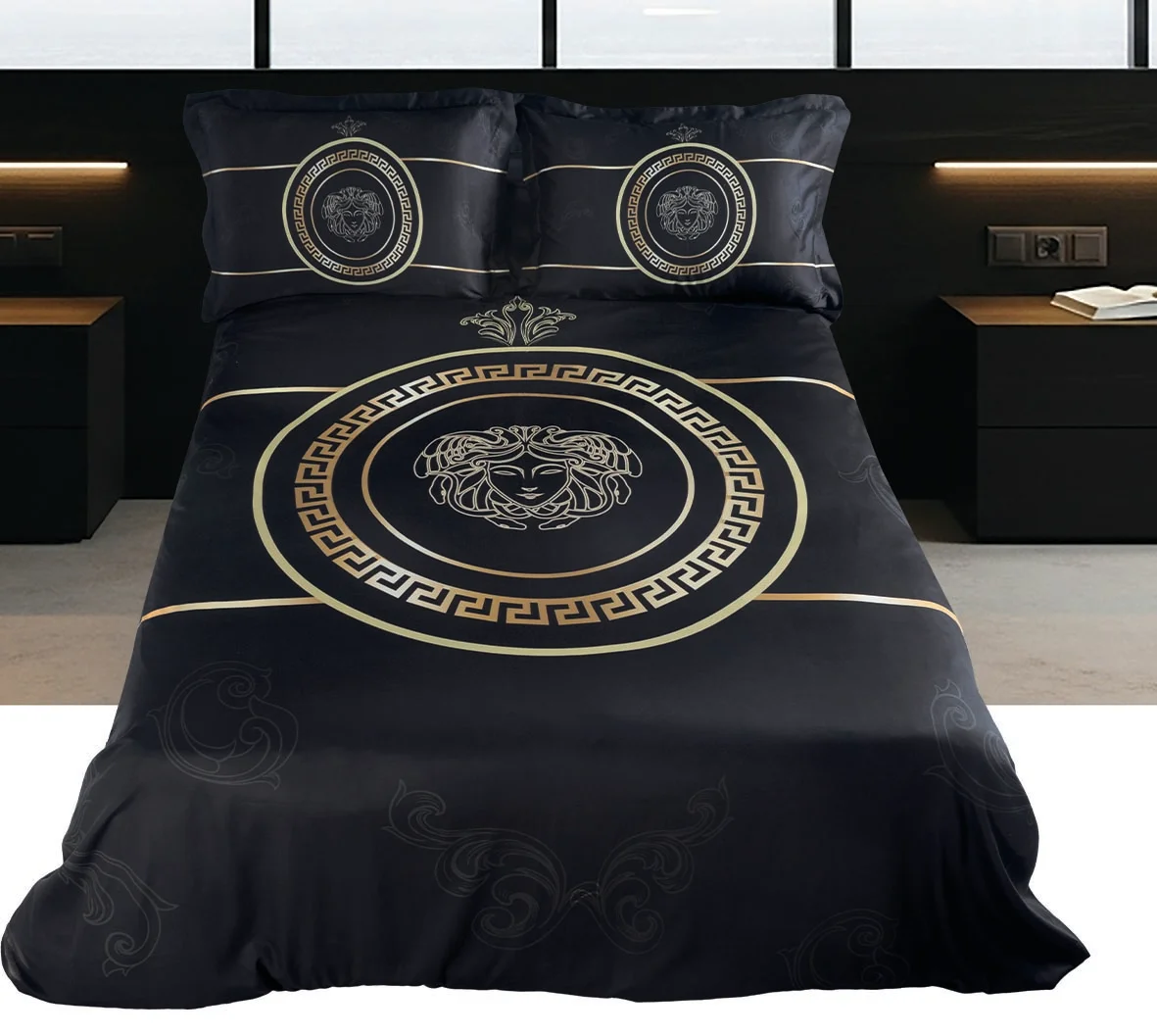 Φωτογραφία προϊόντος: Makis Tselios ΠΑΠΛΩΜΑ MEDUSA 240X250CM 100% COTTON SATIN 210TC