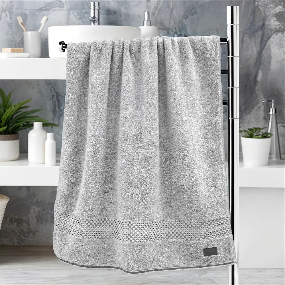 Φωτογραφία προϊόντος: LinoHome LINO Πετσέτα Σώματος (70x140) Igalo Ασημί