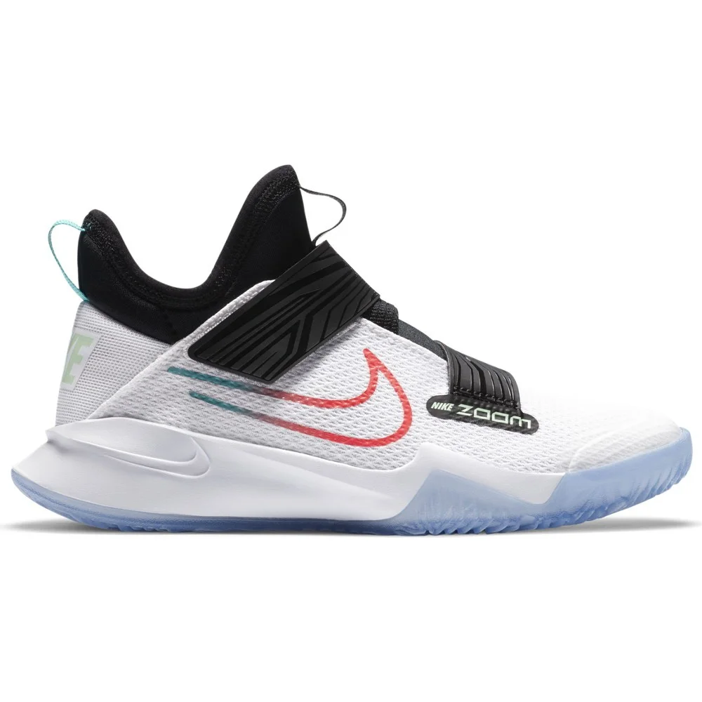 Φωτογραφία προϊόντος: Nike Zoom Flight Αθλητικά Παπούτσια Μπάσκετ με Σκρατς CK0787-101 Λευκά ΛΕΥΚΟ