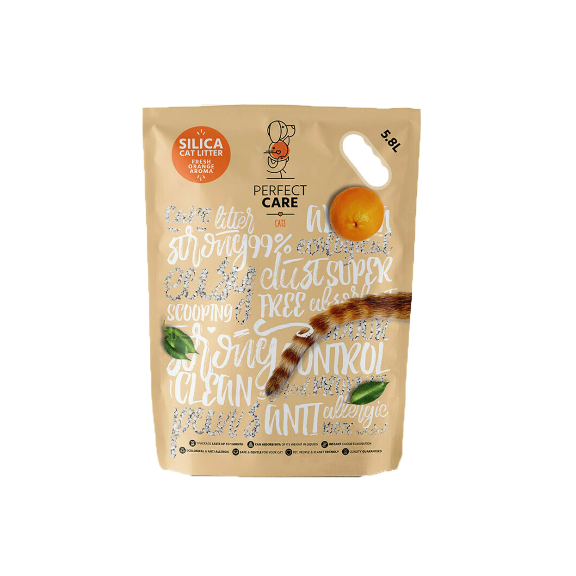 Φωτογραφία προϊόντος: Perfect Care Silica Litter Πορτοκάλι 5.8L