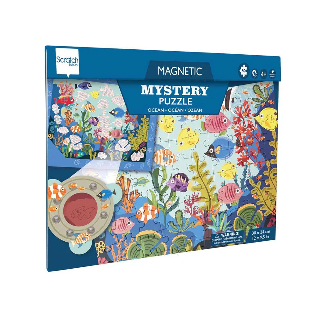 Φωτογραφία προϊόντος: Scratch MAGNETIC PUZZLE MYSTERY-OCEAN 80pcs