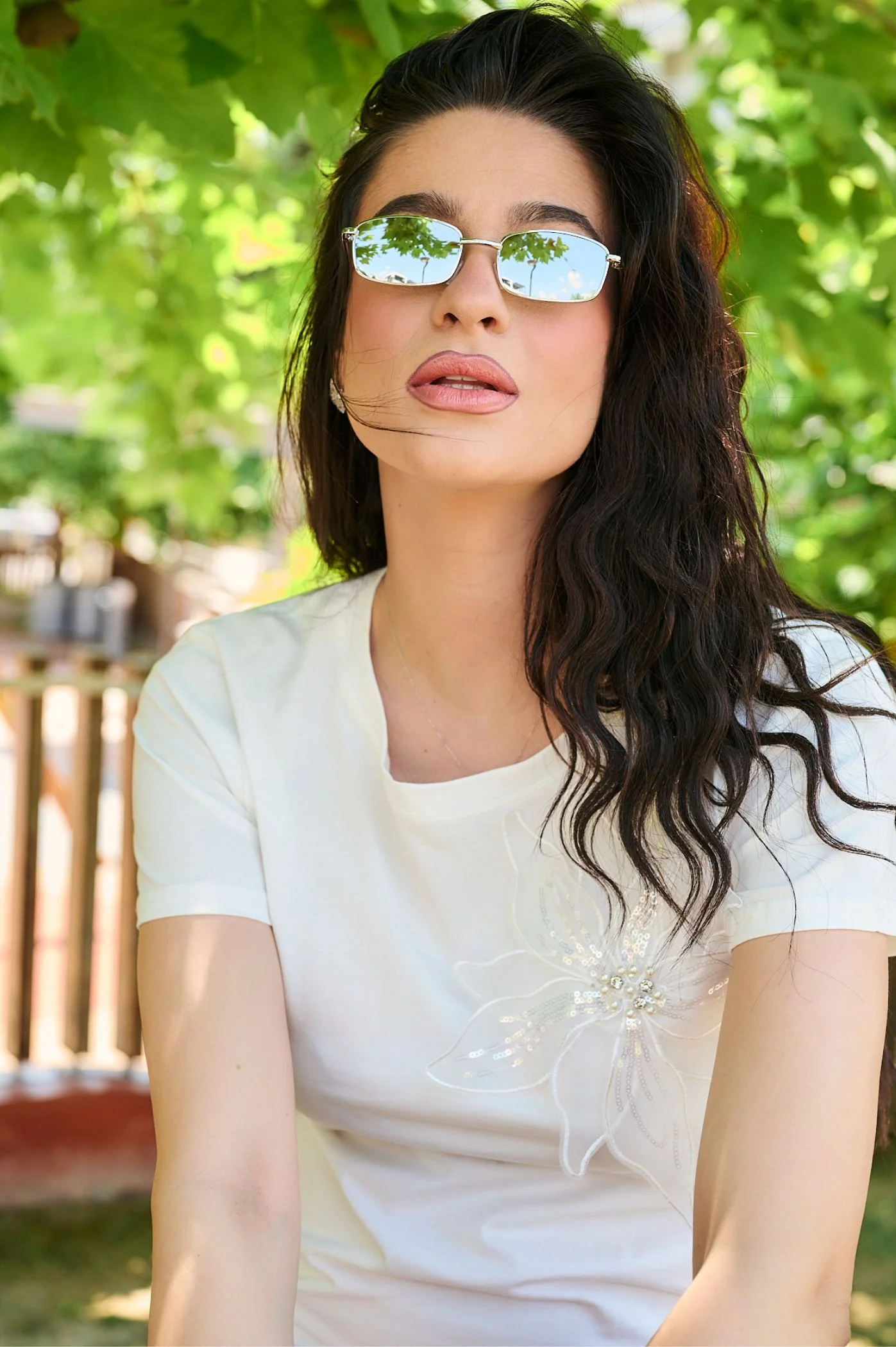 Φωτογραφία προϊόντος: Antithesis Clothing Γυαλιά Ηλίου Vero Με Τετραγωνισμένο Σκελετό Και Καθρέπτη Φακό - Silver
