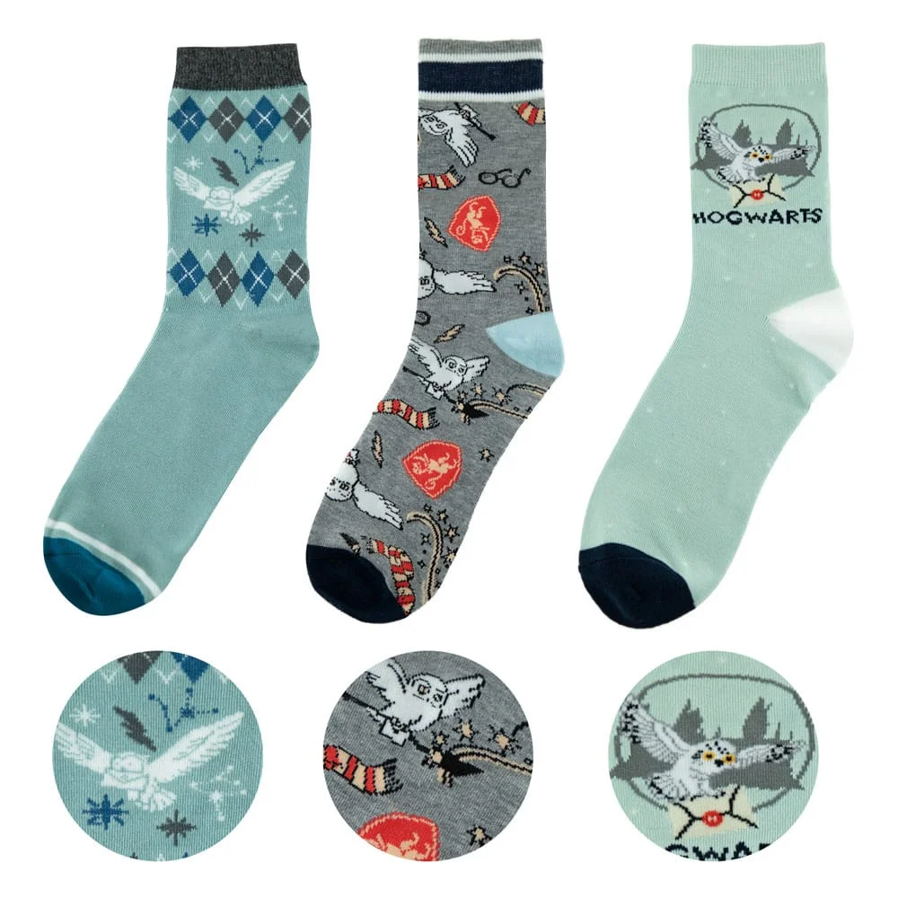 Φωτογραφία προϊόντος: Cinereplicas Harry Potter Socks 3-Pack Hedwig