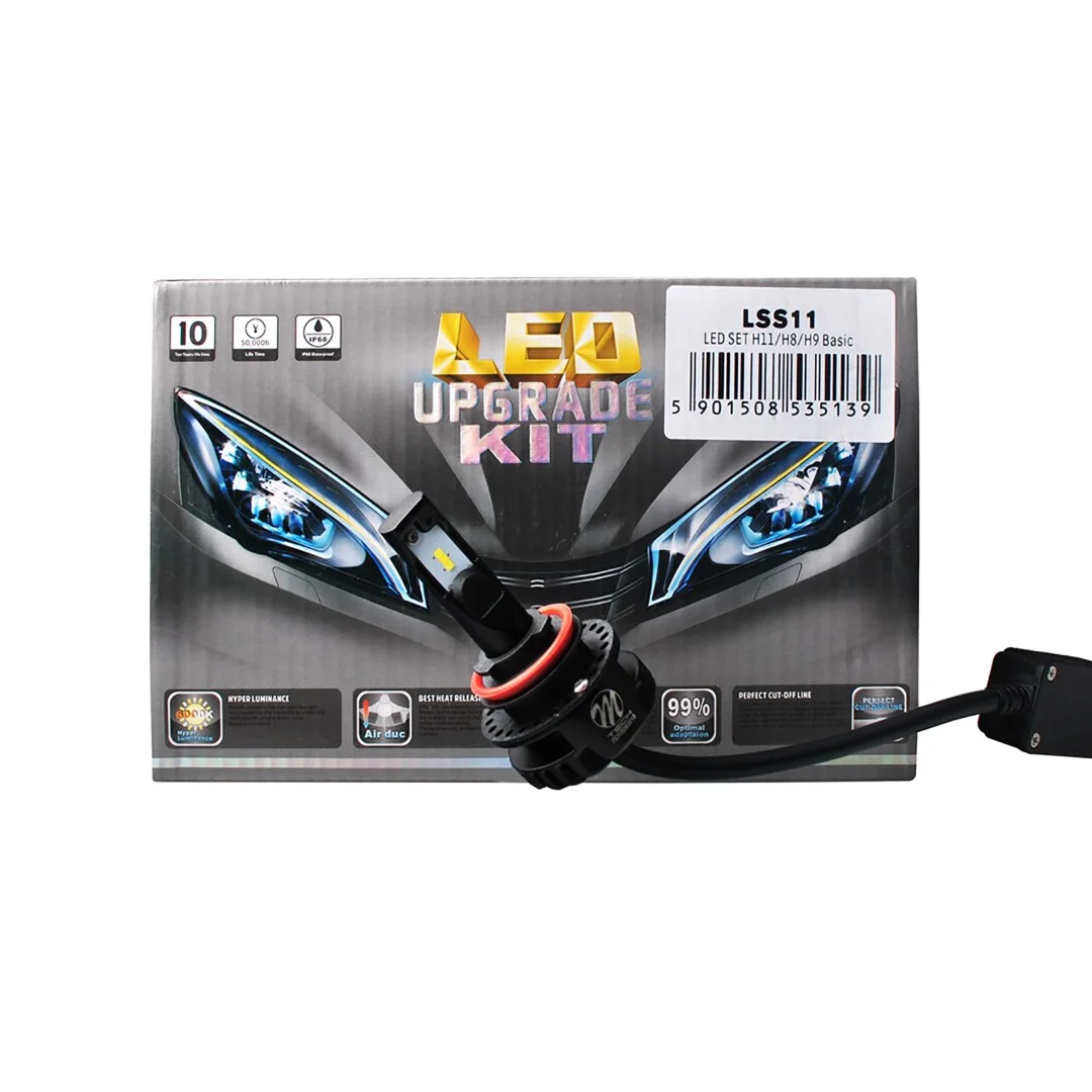 Φωτογραφία προϊόντος: M-tech H8/H9/H11 12/24V 16W 5.700K LED KIT BASIC EPISTAR ΛΑΜΠΑ (ΜΕ ΑΝΕΜΙΣΤΗΡΑΚΙ Η ΨΥΚΤΡΑ) M-TECH - 2 ΤΕΜ. LSS11/MT