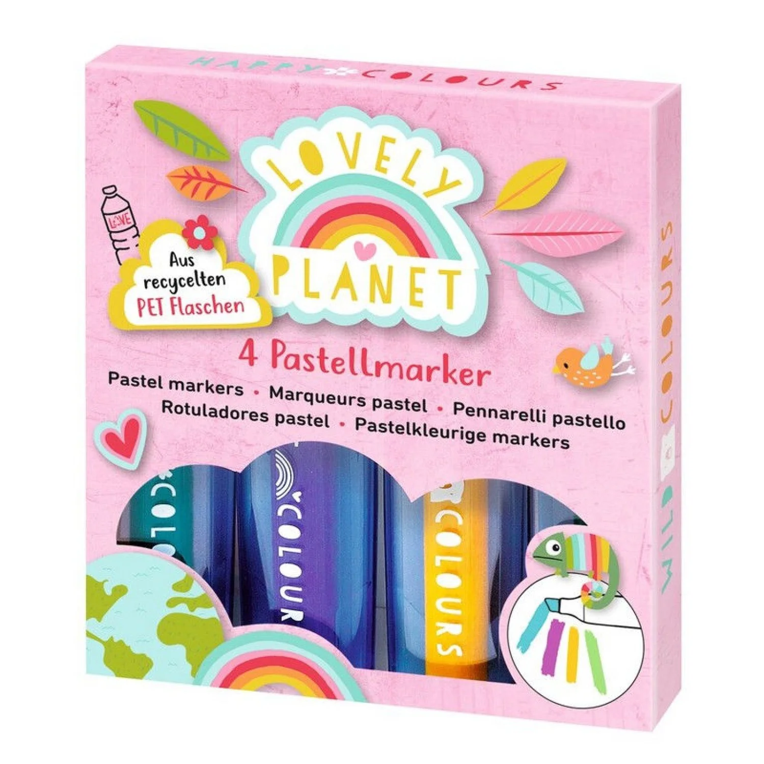 Φωτογραφία προϊόντος: MOSES Υπογραμμιστές Lovely Planet Pastel markers M26278