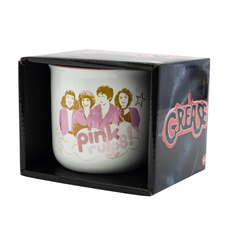 Φωτογραφία προϊόντος: Stor Grease Pink Ladies Ceramic Breakfast Mug 14 Oz In Gift Box