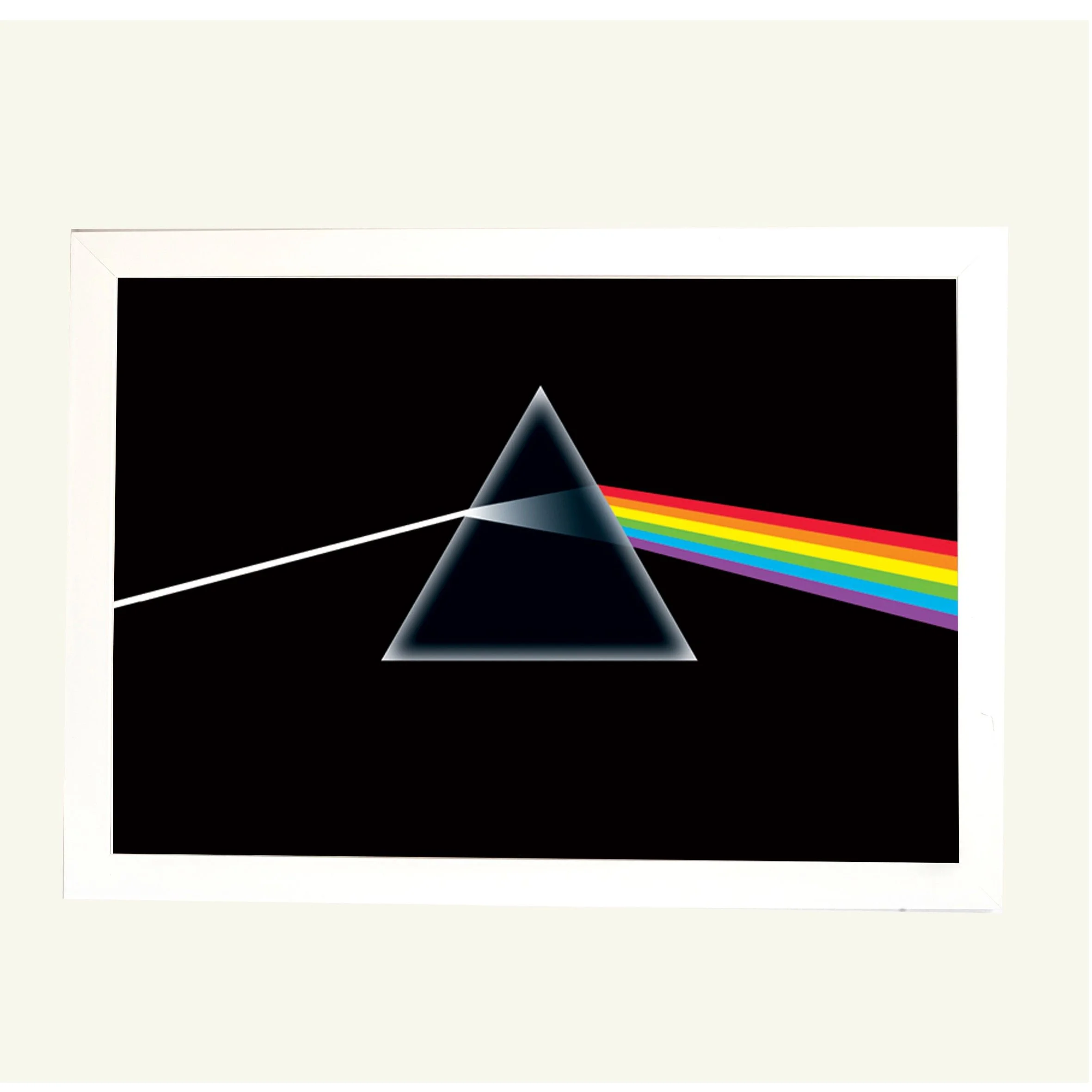 Φωτογραφία προϊόντος: HOPER Αφίσα Pyramid Pink Floyd 61x91,5εκ Κορνίζα Ξύλινη Χρώμα Λευκό Με Ακρυλικό Τζάμι Άθραυστο K1041-3