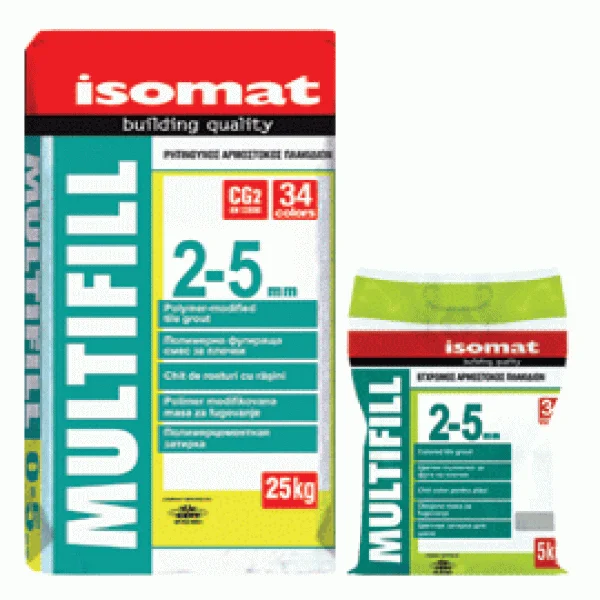 Φωτογραφία προϊόντος: ISOMAT MULTIFILL 2-5 (Έγχρωμος αρμόστοκος πλακιδίων)
