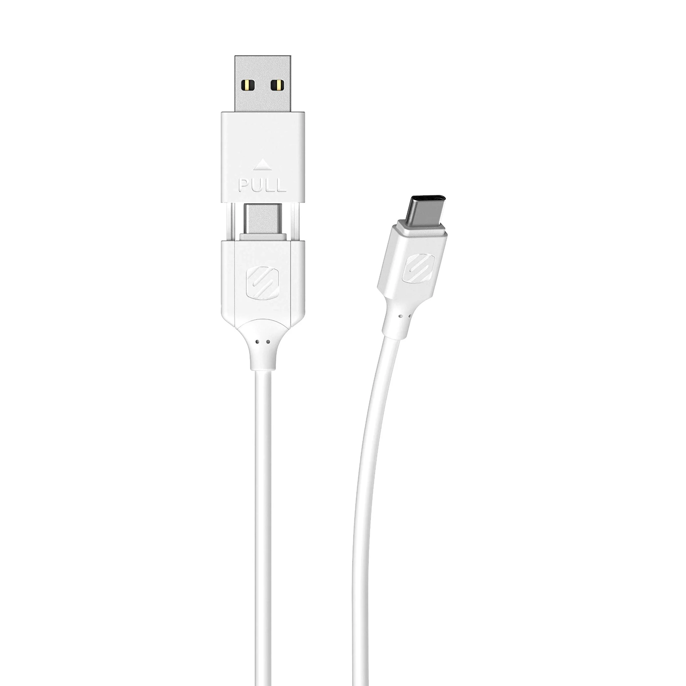 Φωτογραφία προϊόντος: Scosche CCA4WT-SP Strikeline 2-in-1 Charge and Sync Cable 1,2m