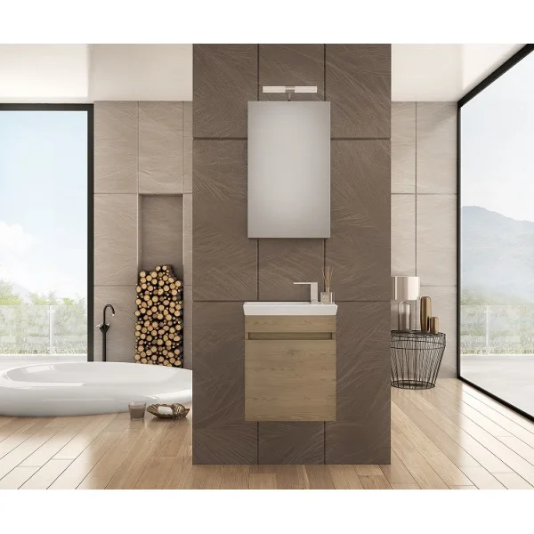 Φωτογραφία προϊόντος: Drop Luxus 45 PL Wood επιπλο μπανιου κρεμαστο / 3 ΑΤΟΚΕΣ ΔΟΣΕΙΣ