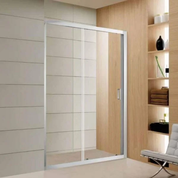 Φωτογραφία προϊόντος: Aquarelle Venia 70 Clear 115-120 x 185cm Πόρτα Ντουζιέρας Από Τοίχο Σε Τοίχο Με Ένα Σταθερό & Ένα Συρόμενο Φύλλο