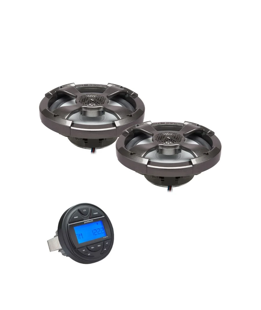Φωτογραφία προϊόντος: Powerbass MC-100+XL-62SST Πακέτο Ήχου Σκάφους με Πηγή και 2 Ηχεία (Σετ)