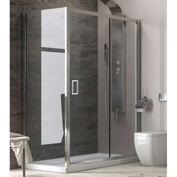 Φωτογραφία προϊόντος: Karag New Flora 500 & New SN-10 120x70x180cm Ορθογώνια Καμπίνα Ντουζιέρας Με Διάφανο Κρύσταλλο