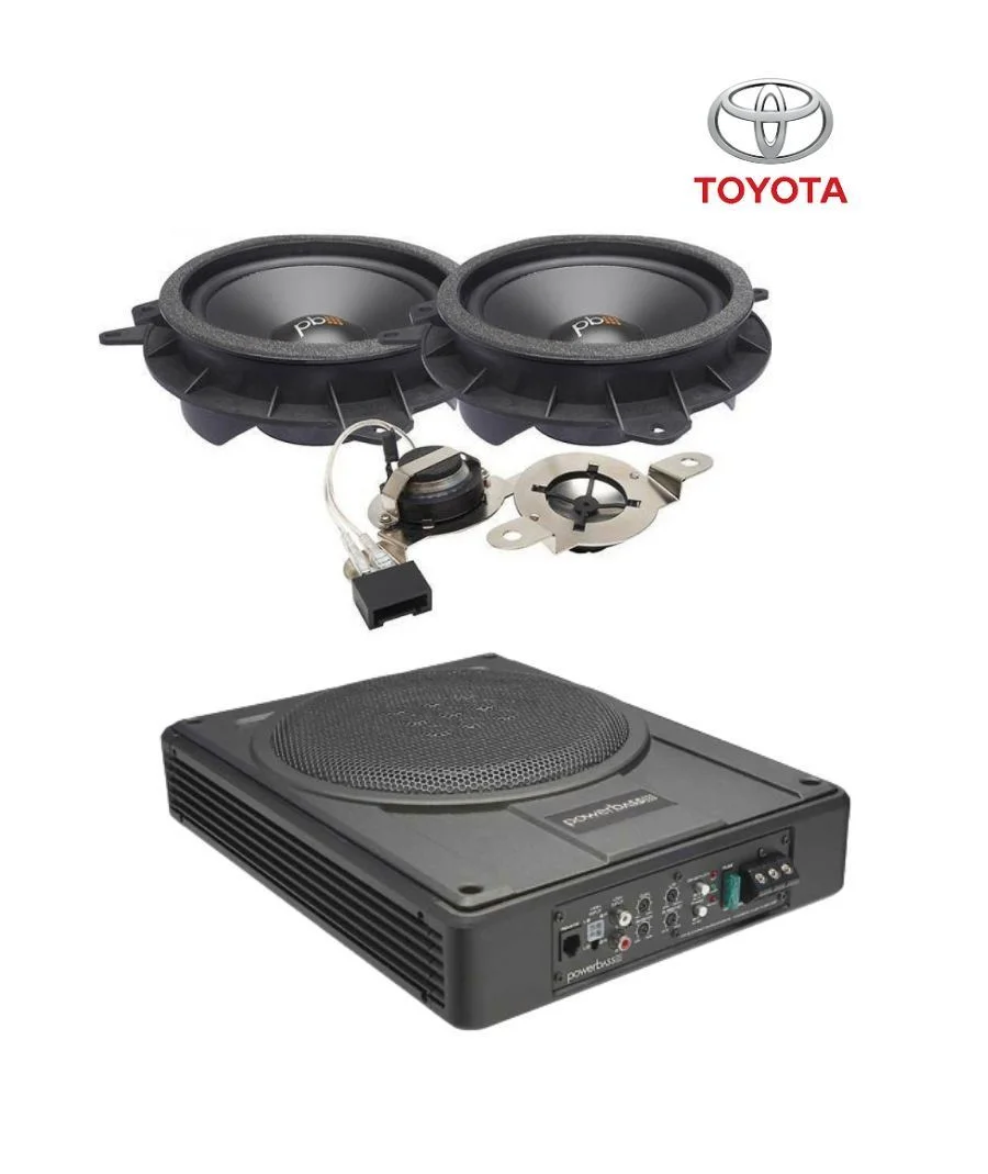 Φωτογραφία προϊόντος: Powerbass Σετ Toyota με Διαιρούμενα Ηχεία Αυτοκινήτου 6.5'' και Ενεργό Subwoofer 10"