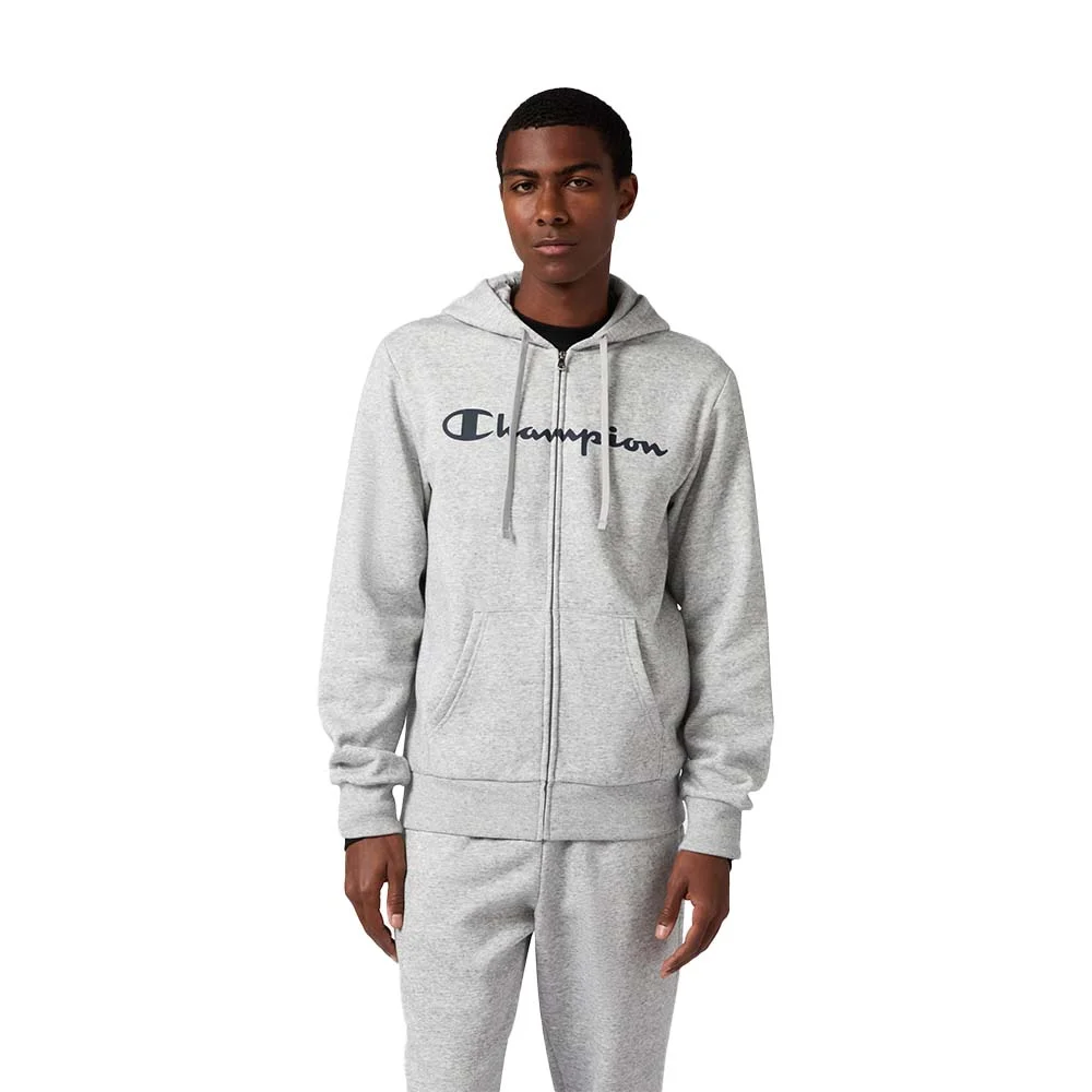 Φωτογραφία προϊόντος: Champion Men's Fleece Full-Zip Script Logo Hoodie Γκρι 221810-EM021 (Champion)