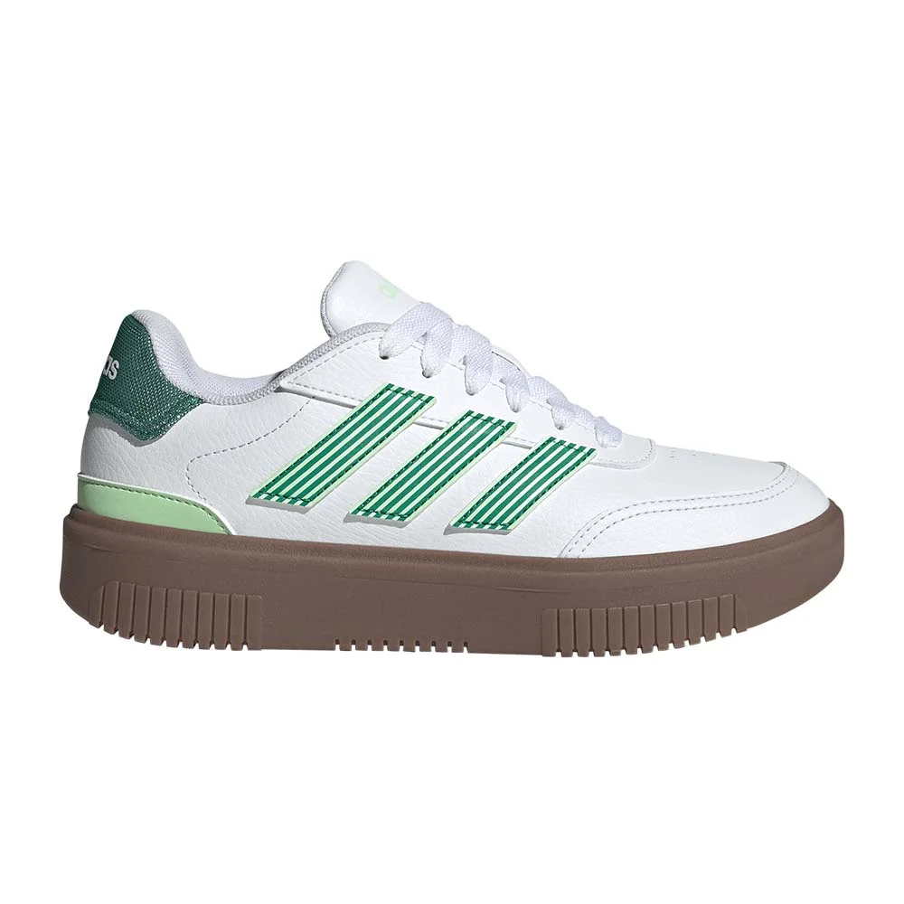 Φωτογραφία προϊόντος: adidas Sportswear Women's Courtblock Bold Leather Άσπρο - Πράσινο JR0734 (adidas Sportswear)