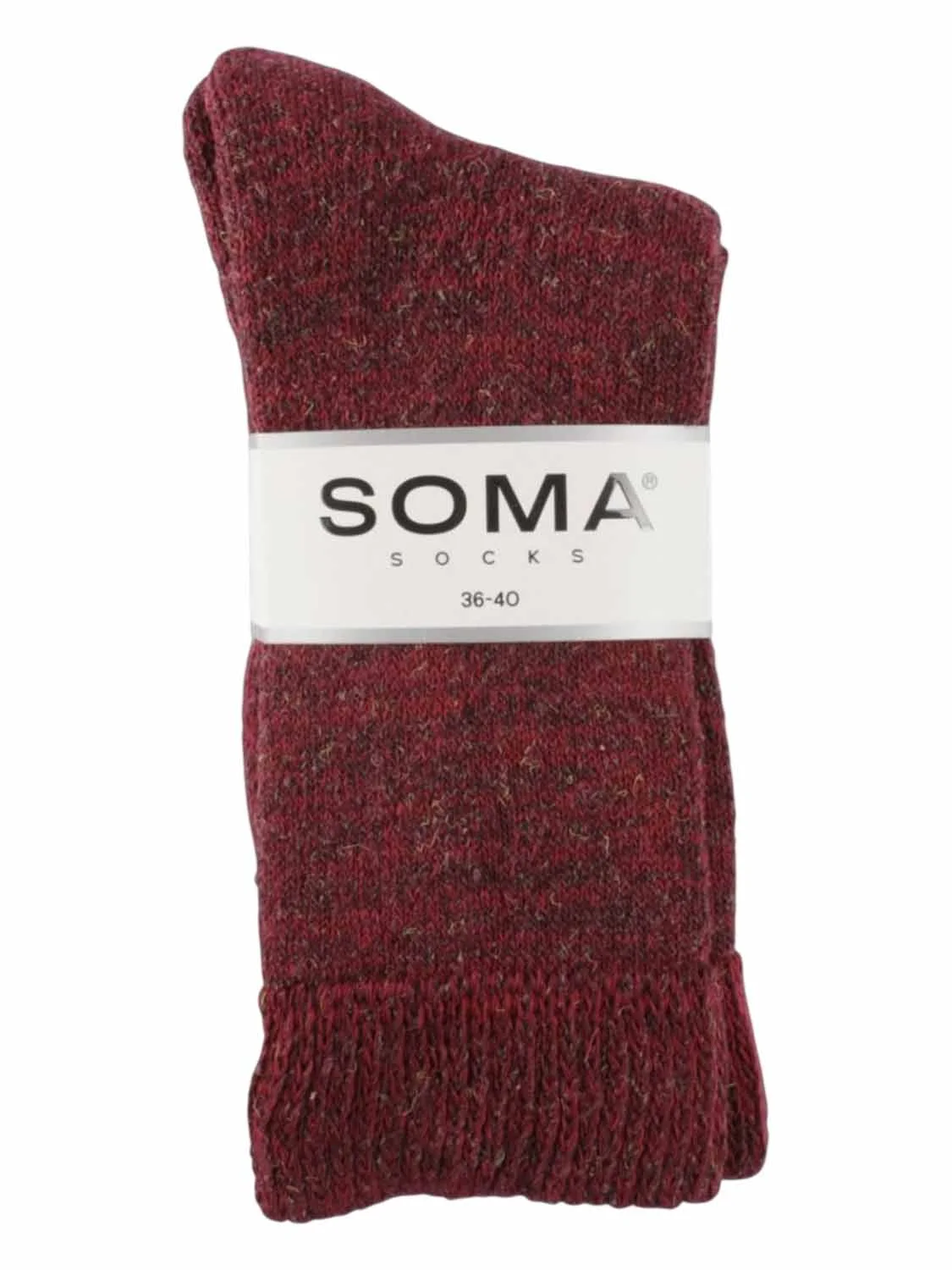 Φωτογραφία προϊόντος: SOMA SOCKS ΓΥΝΑΙΚΕΙΕΣ ΜΑΛΛΙΝΕΣ ΚΑΛΤΣΕΣ W25 SOMA WOOL COZY SOCKS SS6035-2 - ΜΠΟΡΝΤΩ
