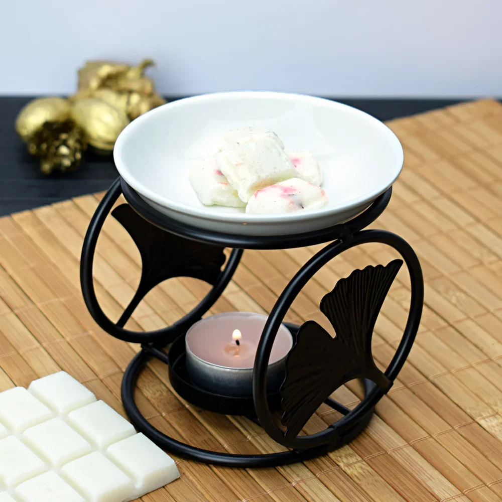 Φωτογραφία προϊόντος: OEM Αρωματιστής για wax melts + έλαια - κεραμικοί | Λευκοί + Δώρο Snap bar