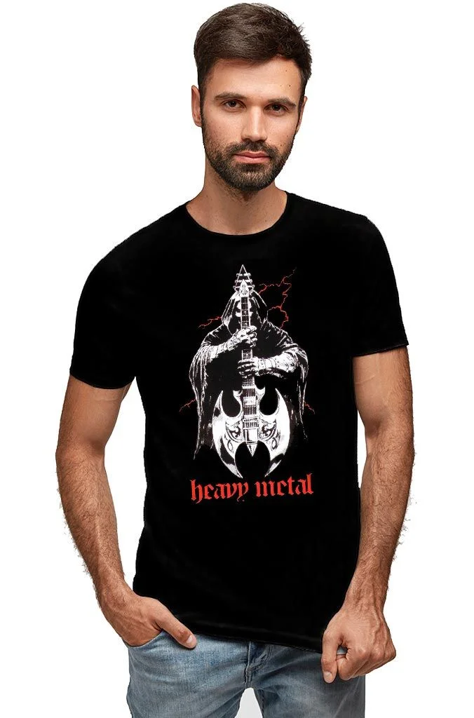 Φωτογραφία προϊόντος: Prime T-Shirt Μαύρο με σχέδιο Heavy Metal 8921-1