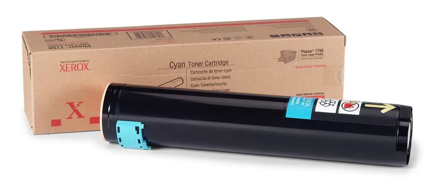 Φωτογραφία προϊόντος: Xerox Original Toner Cartridge Cyan (106R00653, 106R653) PHASER 7750 22K