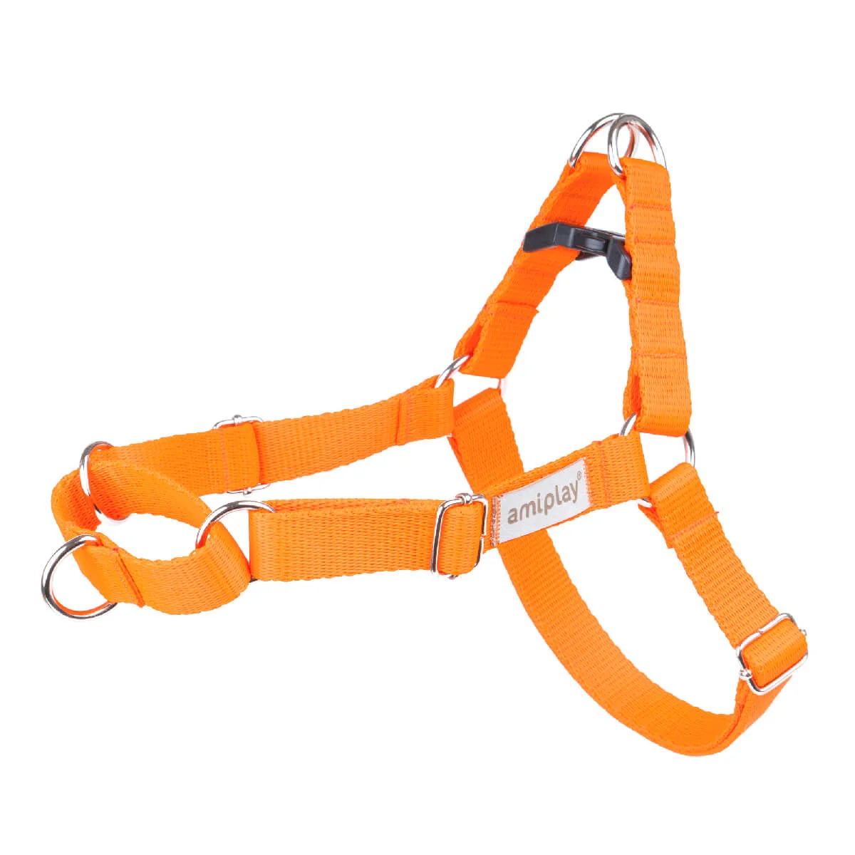 Φωτογραφία προϊόντος: Amiplay Σαμαράκι Σκύλου Adjustable Harness Easy Go-Samba - Πορτοκαλί, XLarge 2,5x65-95cm, Σαμαράκια