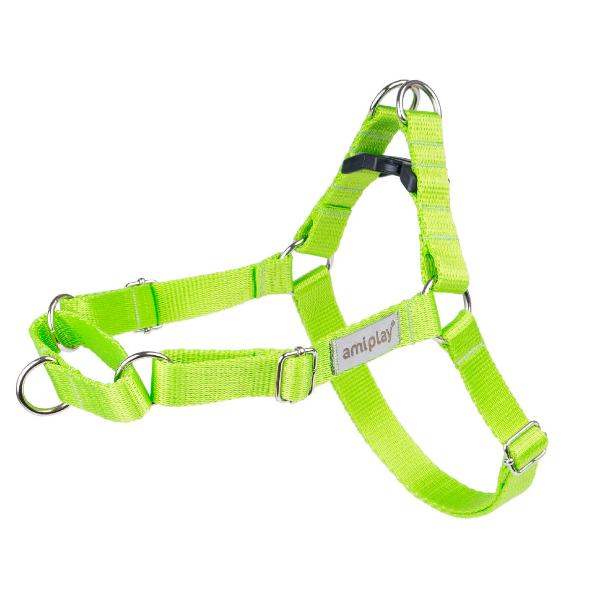 Φωτογραφία προϊόντος: Amiplay Σαμαράκι Σκύλου Adjustable Harness Easy Go-Samba - Πράσινο, XLarge 2,5x65-95cm, Σαμαράκια