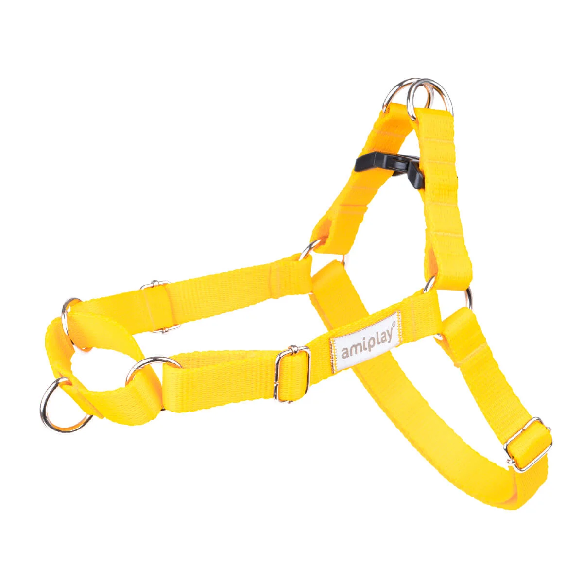 Φωτογραφία προϊόντος: Amiplay Σαμαράκι Σκύλου Adjustable Harness Easy Go-Samba - Κίτρινο, XLarge 2,5x65-95cm, Σαμαράκια