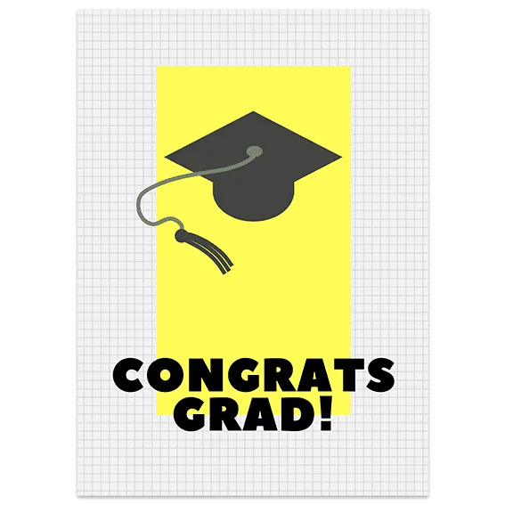 Φωτογραφία προϊόντος: OEM Ευχετήρια κάρτα Gongrats Grad!