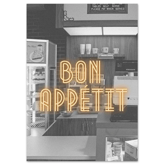 Φωτογραφία προϊόντος: OEM Αφίσα Bon appetit Photo Paper