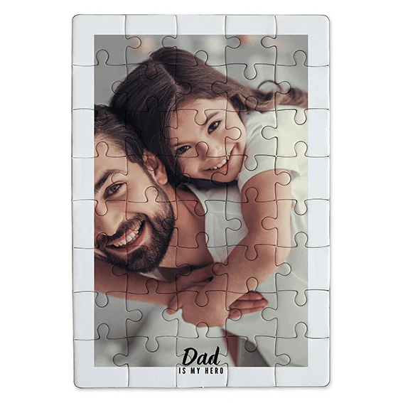 Φωτογραφία προϊόντος: OEM Puzzle Dad is my hero! Κάθετο A4
