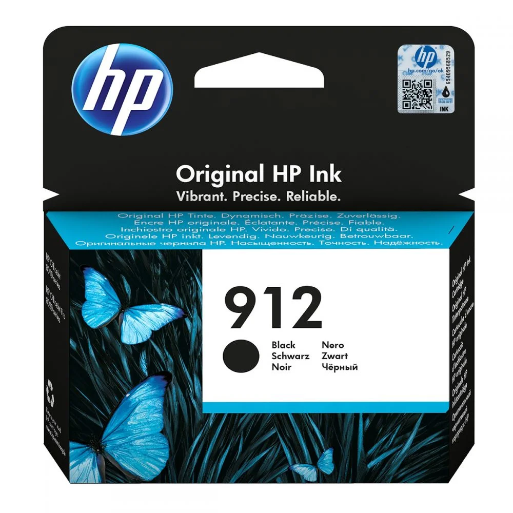Φωτογραφία προϊόντος: Hewlett Packard HP 912 Black Ink Cartridge ( 3YL80AE ) - 3YL80AE